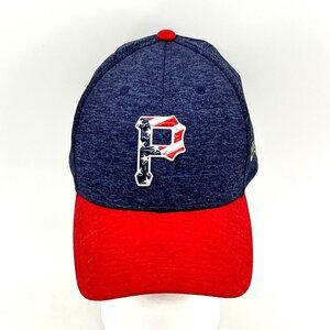 Pittsburgh Pirates MLB American Flag Cap Hat New Era 39Thirty Fitted Med-Large